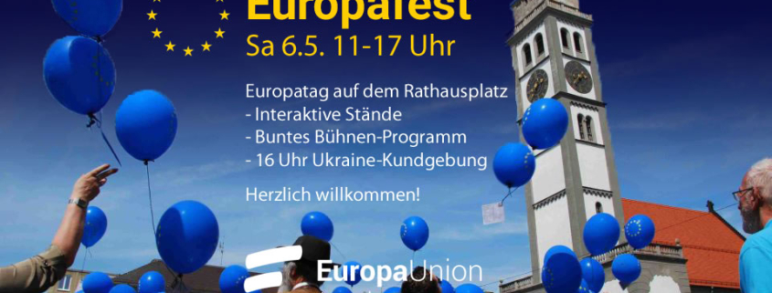 Europafest zum Europatag Augsburg