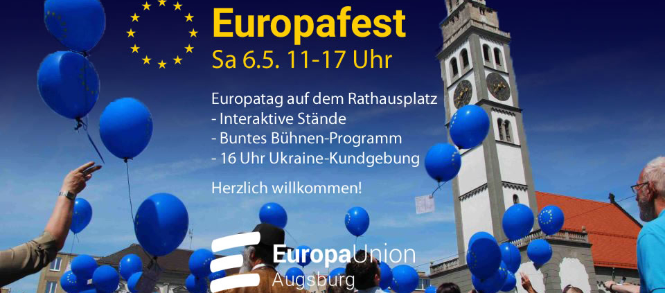 Europafest zum Europatag Augsburg